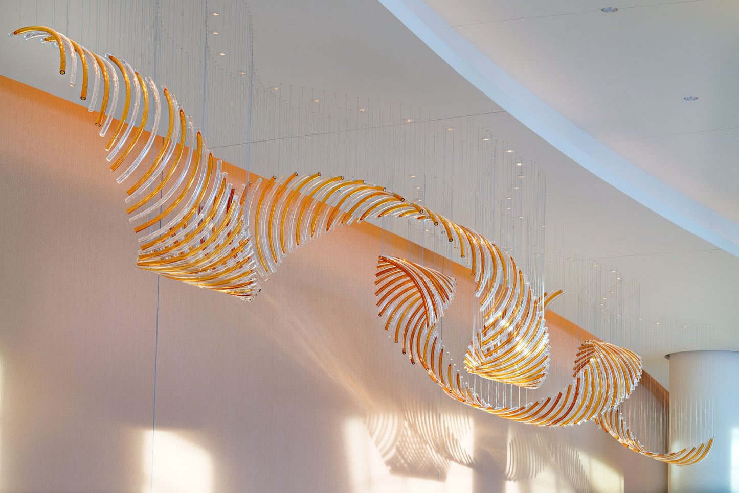 Fabricante de candelabros creativos de cristal de gran tamaño para hotel Villa