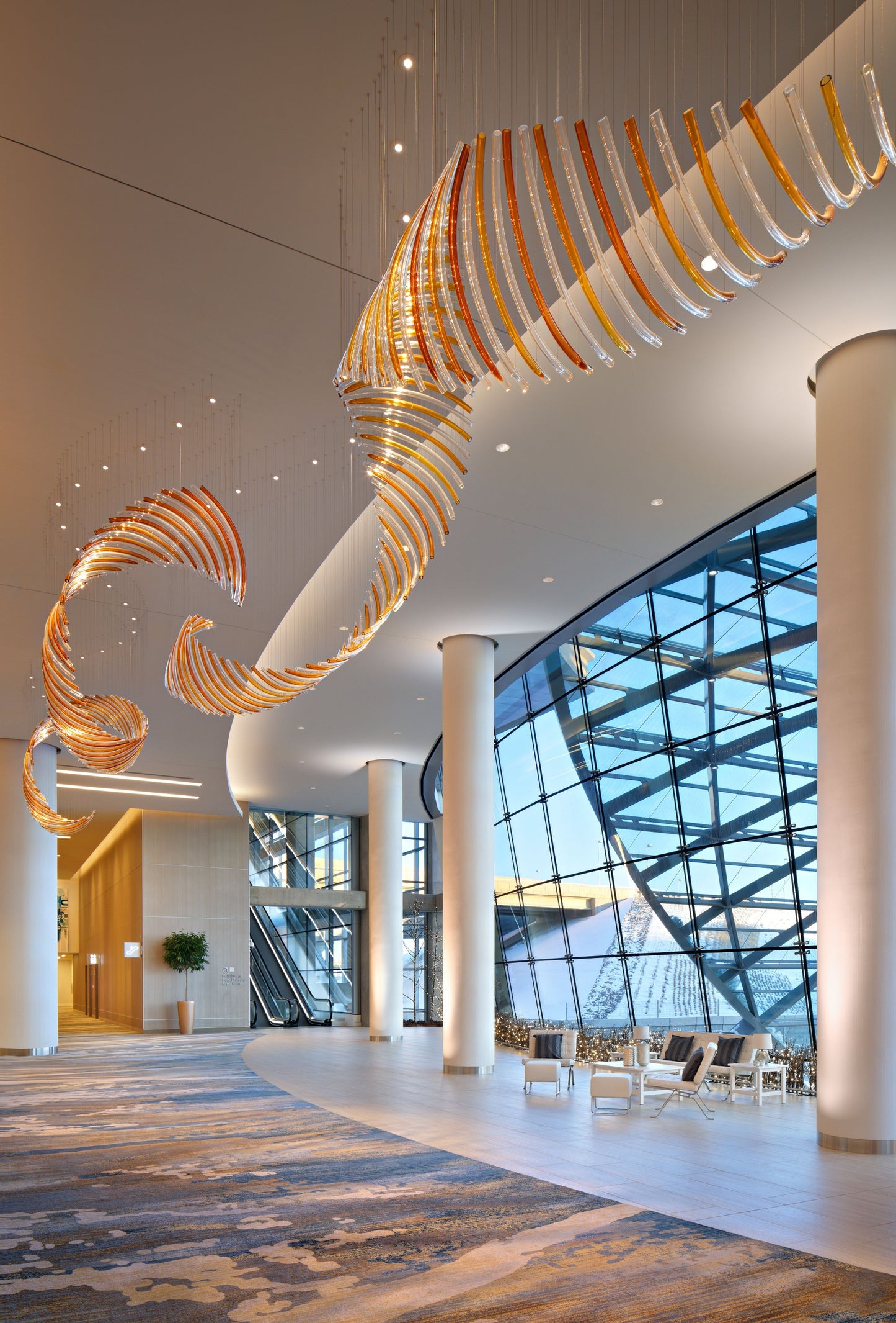 Fabricante de candelabros creativos de cristal de gran tamaño para hotel Villa