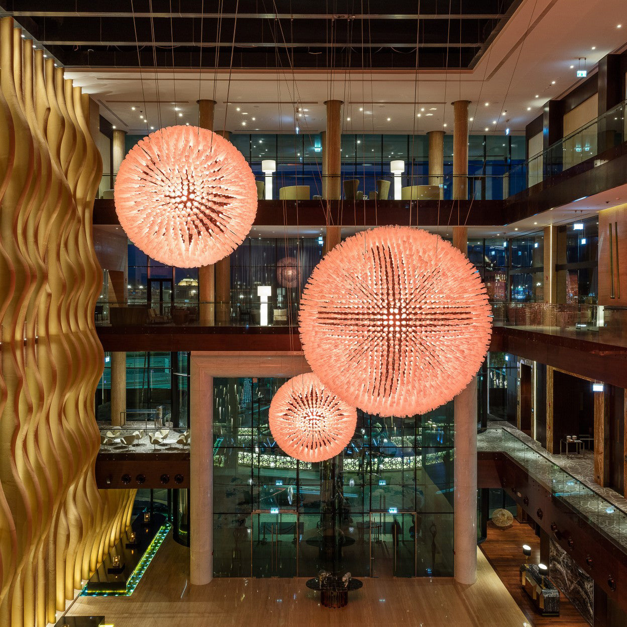 Ball crystal chandelier