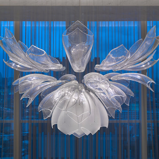 Petal creative crystal chandelier