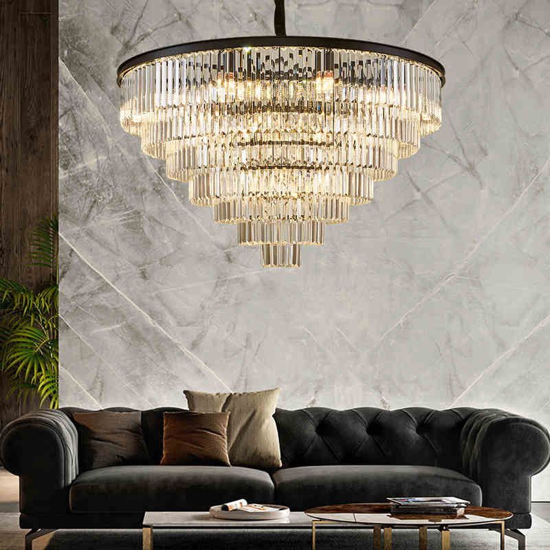 Villa large creative crystal chandelier