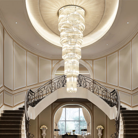 Art Villa Hotel Crystal Stair Chandelier