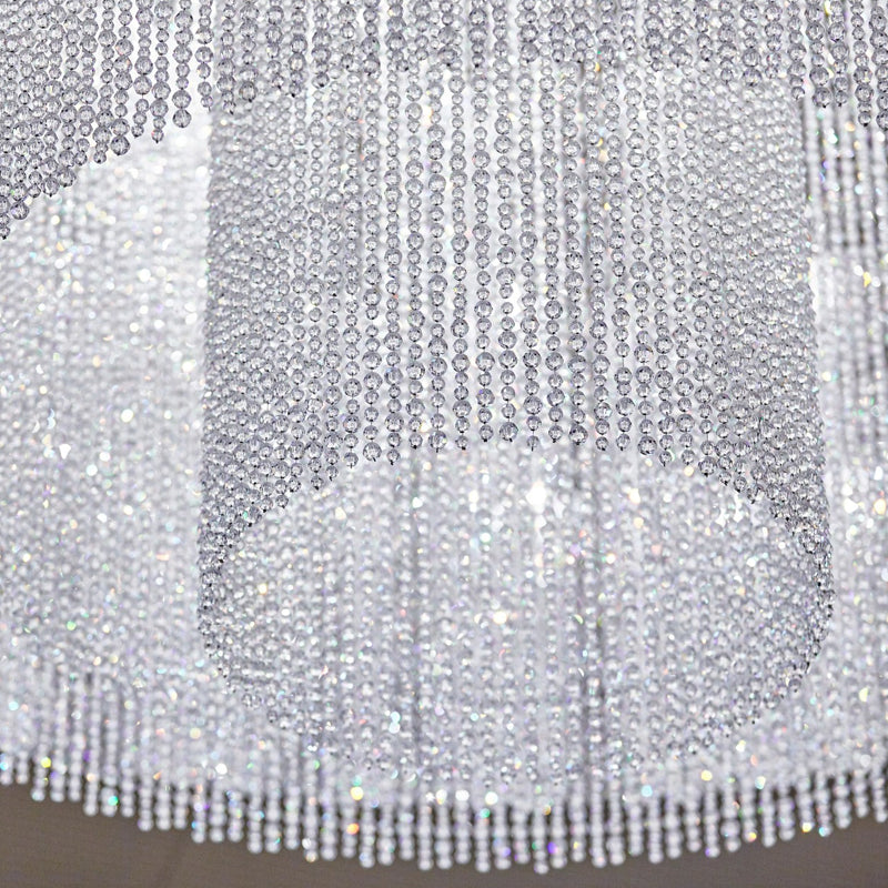 Hotel creative crystal chandelier, support customization of different sizes, free design style