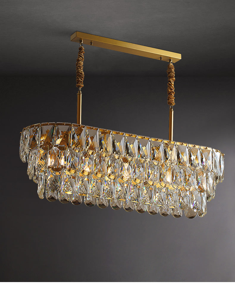 Villa crystal chandelier