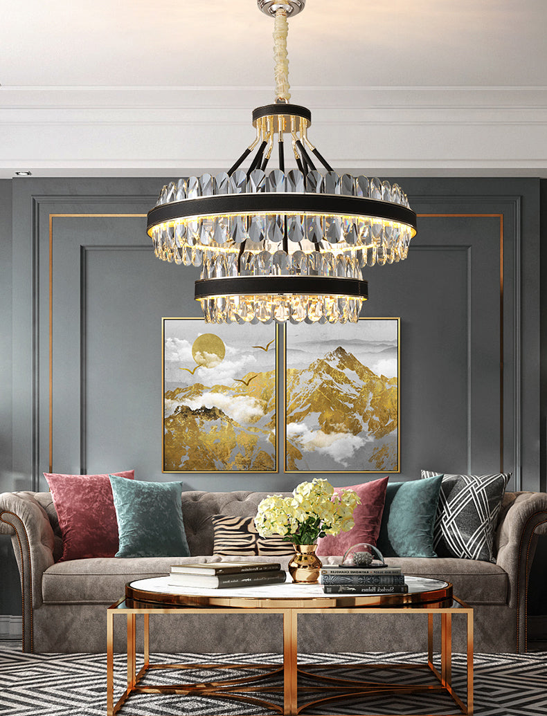 Villa crystal chandelier