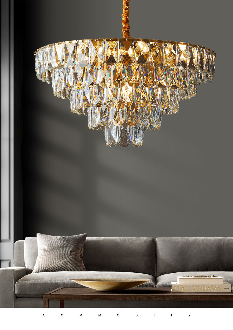 Villa crystal chandelier