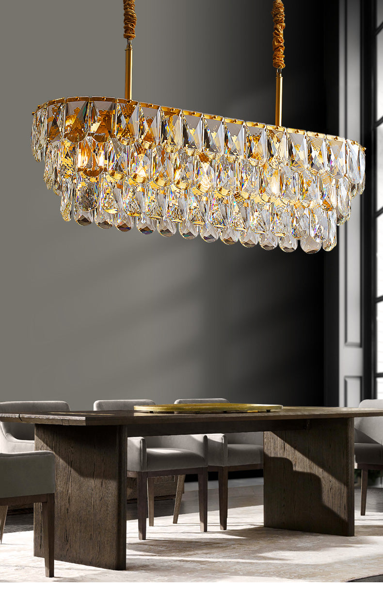 Villa crystal chandelier