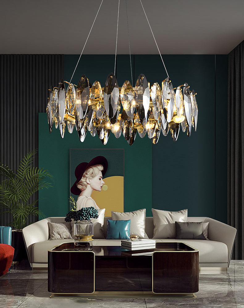 Villa crystal chandelier