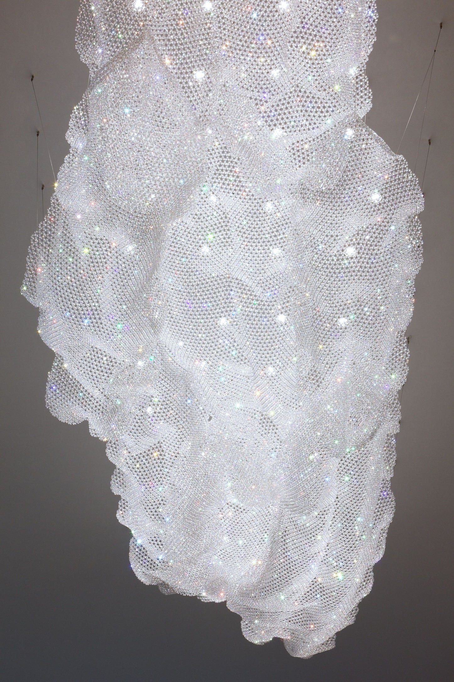 Creative hotel shopping mall large crystal lamp custom manufacturer