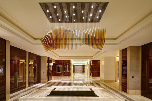 Creative crystal chandelier, designer free design drawings