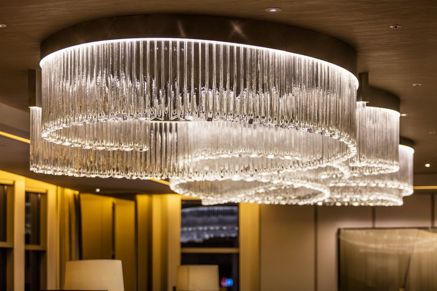 Hotel crystal ceiling lamp