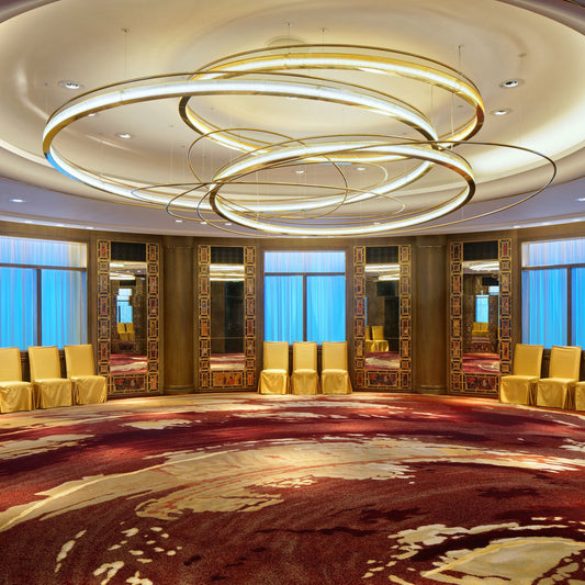 Hotel lobby crystal chandelier customization