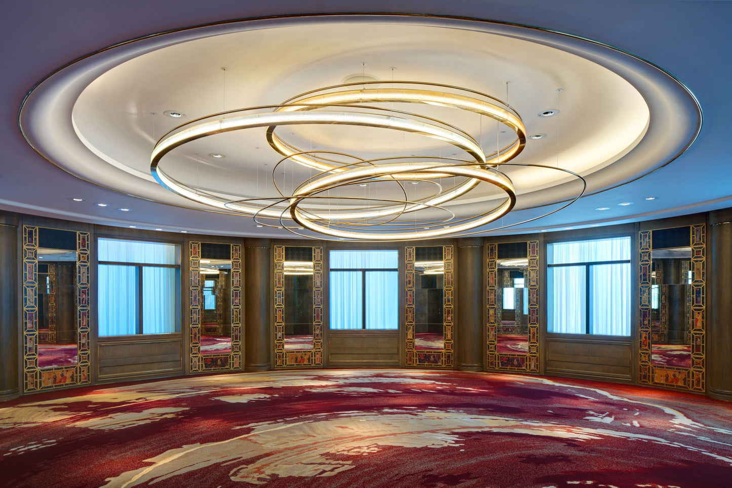 Hotel lobby crystal chandelier customization