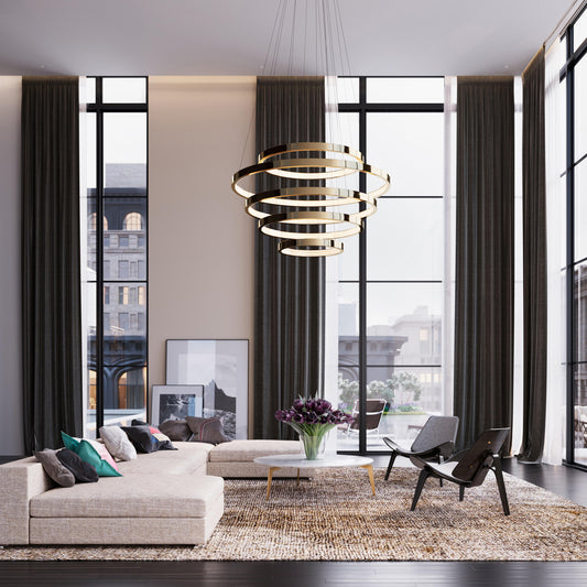 Modern creative villa living room chandelier